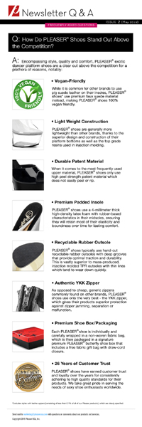 Pleaser News from August 2019