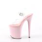 Preview: FLAMINGO-808 Pleaser high heels platform sandal clear baby pink