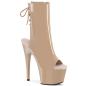 Preview: ADORE-1018 Pleaser high heels platform open toe ankle boot cream patent