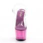 Preview: ADORE-708MCT Pleaser high heels platform sandal clear purple tinted