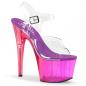 Preview: ADORE-708MCT Pleaser high heels platform sandal clear purple tinted