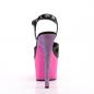 Preview: ADORE-709OMBRE Pleaser High-Heels Sandaletten schwarz Lack pink-lavendel Ombre