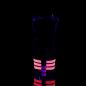 Preview: ADORE-709UVLN Pleaser high heels platform ankle strap sandal black uv multicolor lines