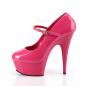 Preview: DELIGHT-687 Pleaser High Heels platform mary jane pump hot pink patent
