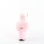 Preview: FLAMINGO-808CF platform ankle strap sandal clear baby pink fluffy faux fur