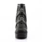 Preview: GOTHIKA-50 Demonia platform ankle boot black matte zippered straps