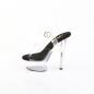 Preview: KISS-208 Pleaser vehan ladys high heels platform sandal clear black