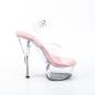 Preview: KISS-208 Pleaser vehan ladys high heels platform sandal clear baby pink