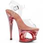Preview: MOON-708GFT Pleaser high heels sandal cut-out platform pink tinted glitter hearts