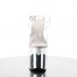 Preview: TABOO-708 Pleaser high heels platform ankle strap sandal clear silver chrome