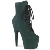 ADORE-1020FS Pleaser high heels platform ankle boot emerald green suede