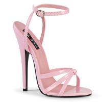 DOMINA-108 Devious vegane High Heels Fesselriemchen Sandaletten babypink Lack