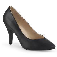 DREAM-420W Pleaser Pink Label high heels classic pump black matte wide width