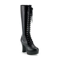 EXOTICA-2020 Funtasma high heels platform lace up boots black matte