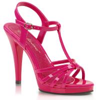 FLAIR-420 Fabulicious High-Heels Sandaletten T-Riemchen hotpink Lack