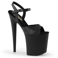 FLAMINGO-809 Pleaser high heels platform sandal black matte