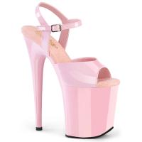 FLAMINGO-809 Pleaser high heels platform sandal baby pink patent
