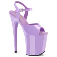 FLAMINGO-809 Pleaser high heels platform sandal lavender patent