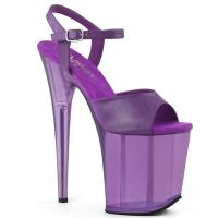 FLAMINGO-809T Pleaser high heels platform sandal purple frosted