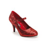 GLINDA-50G Funtasma lady mary jane pump red glitter