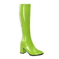 GOGO-300 Funtasma boots stretch lime green patent