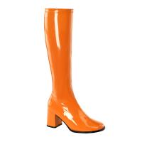 GOGO-300 Funtasma boots stretch orange patent