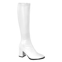 GOGO-300 Funtasma stretch boots white pu