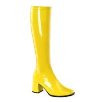 GOGO-300 Funtasma boots stretch yellow patent