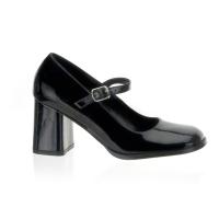 GOGO-50 Funtasma Mary Jane Schulmädchen Retro Pumps schwarz Lack