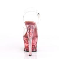 MOON-708GFT Pleaser high heels sandal cut-out platform pink tinted glitter hearts