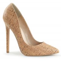 SEXY-20 Pleaser high heels pointed toe pump cork print
