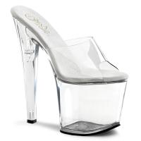 TABOO-701 Pleaser high heels platform slide transparent
