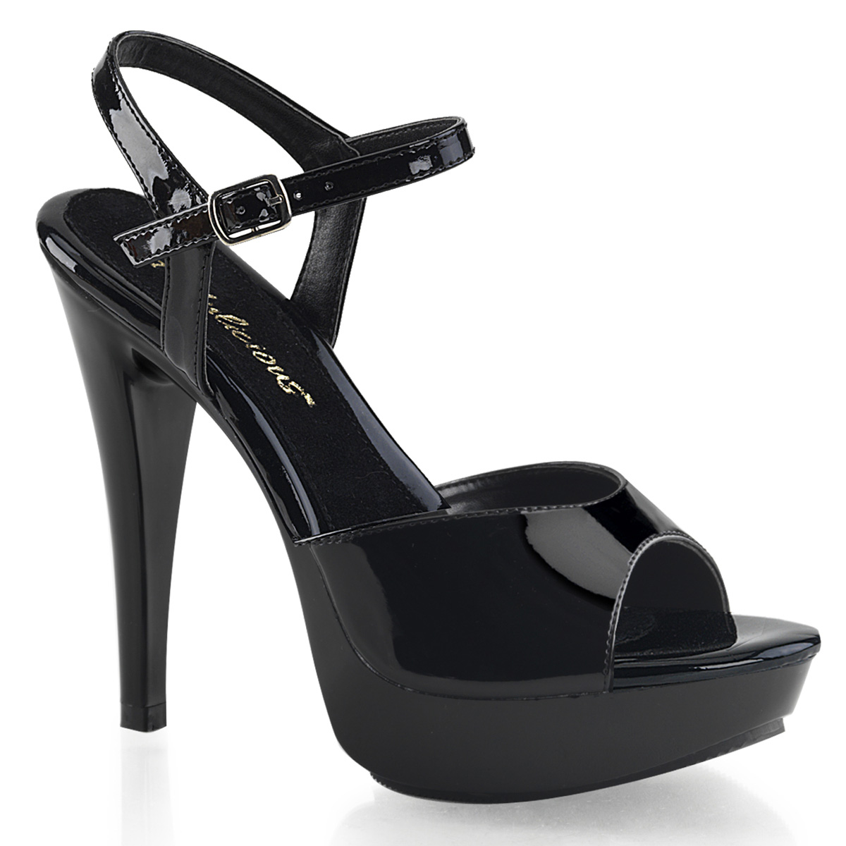 COCKTAIL-509 Fabulicious high heels platform ankle strap sandal black ...