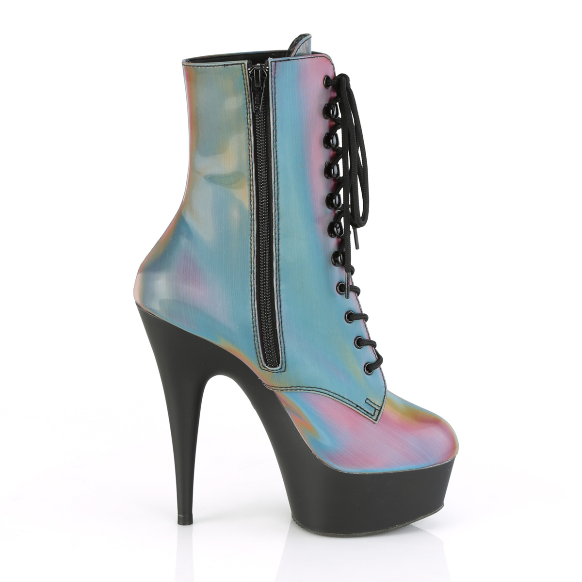 reflective high heels