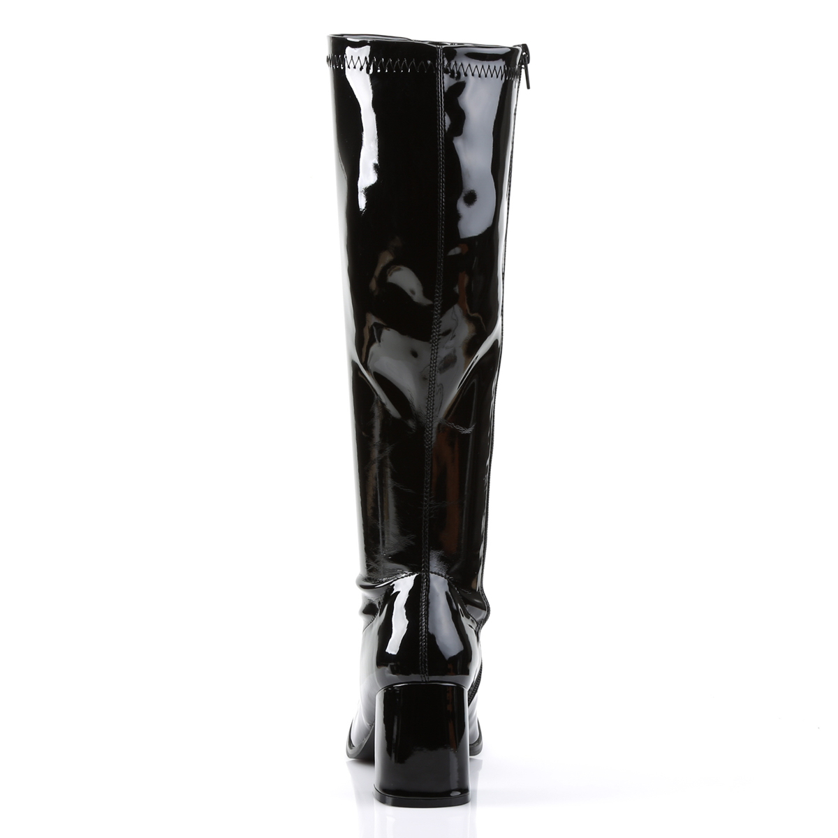GOGO-300WC extraweite Funtasma Damen Stretchstiefel Boots schwarz Lederoptik 