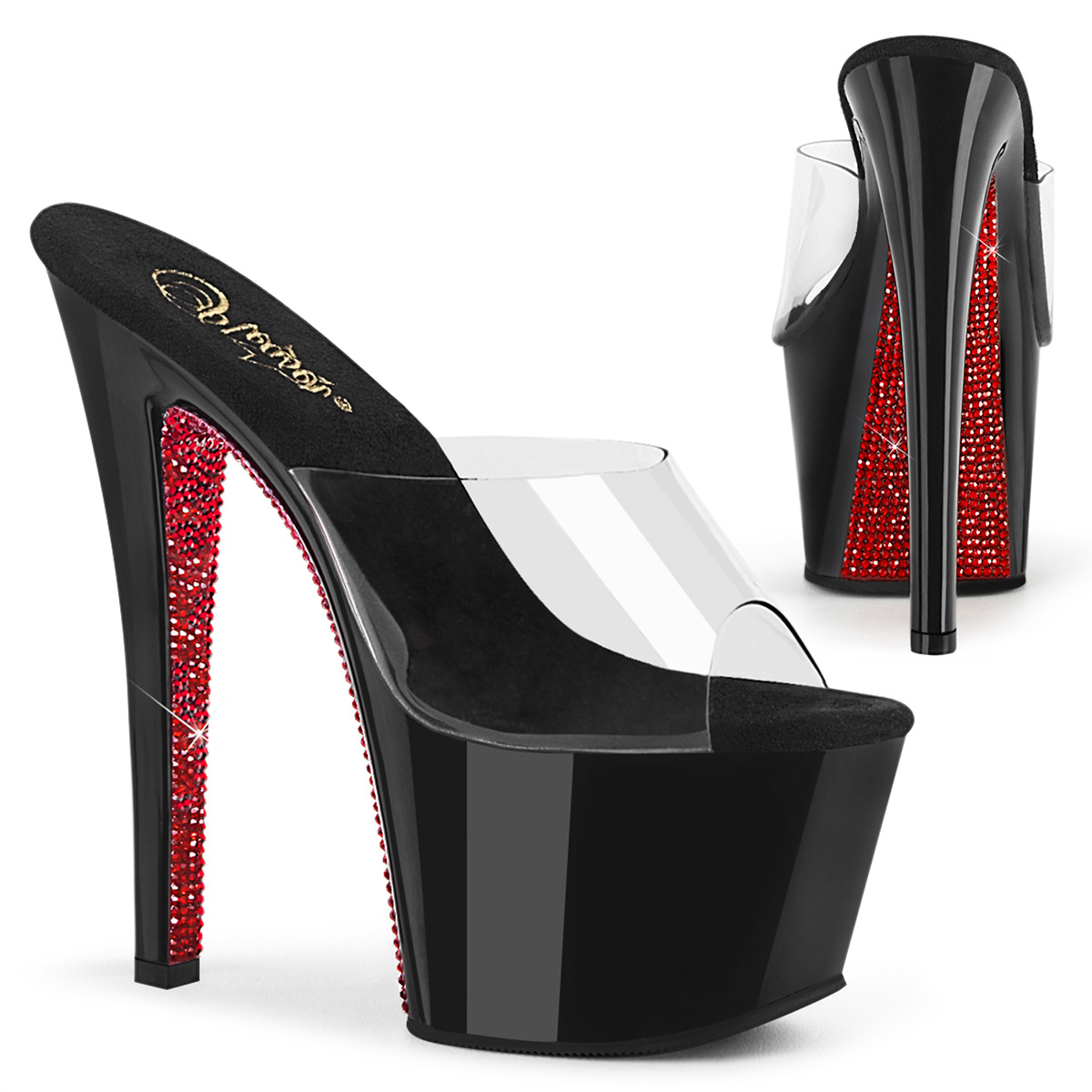 clear heels schuh