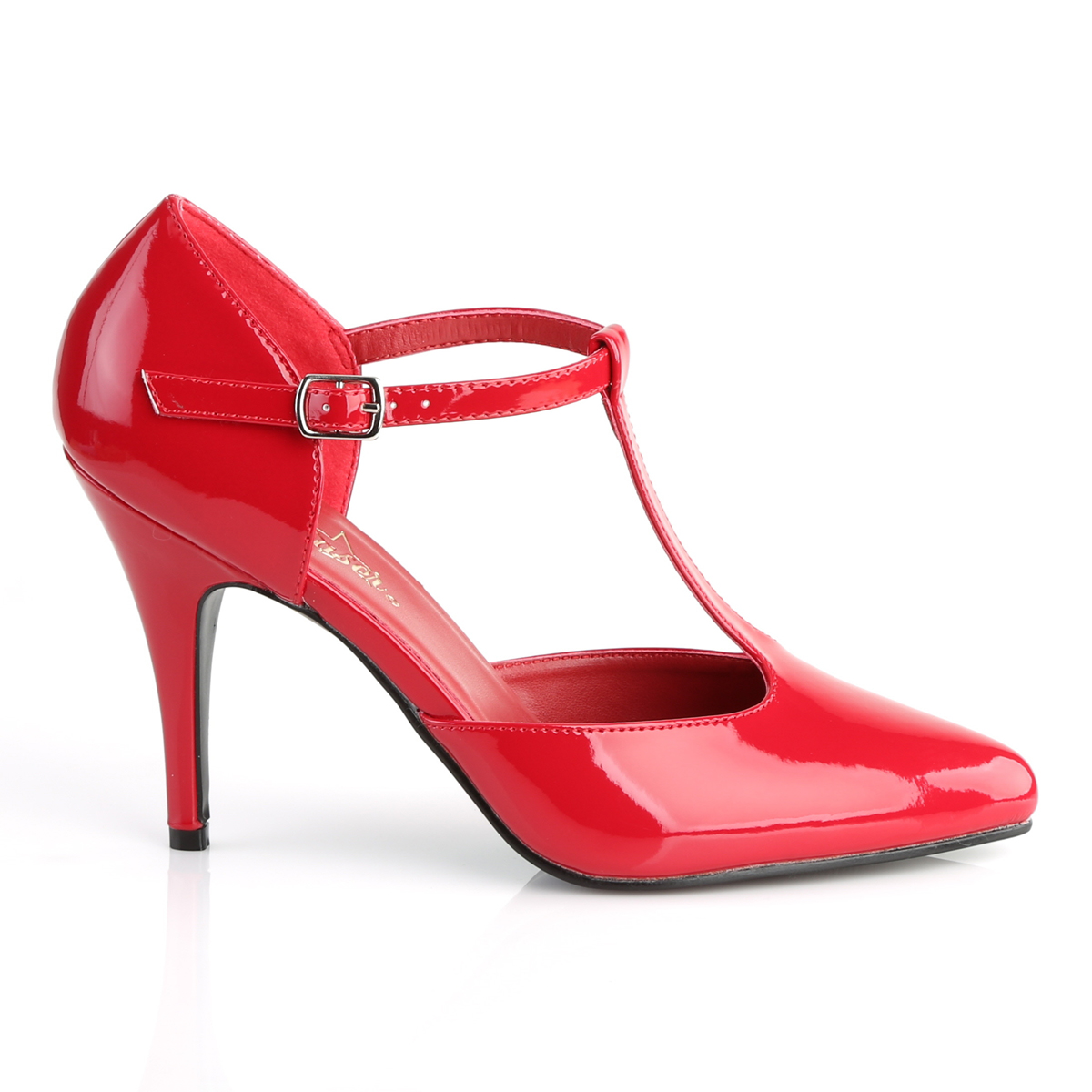 VANITY415 Pleaser high heels tstrap pump red patent Schuh