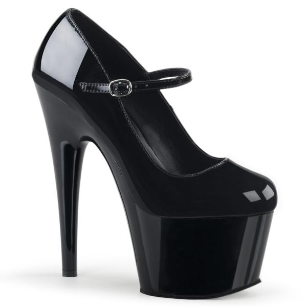 ADORE-787 Pleaser high heels Mary Jane platform pump black patent ...