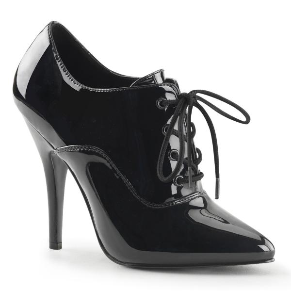 SEDUCE-460 Pleaser high heels Oxford pump black patent - Schuh ...
