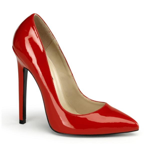 SEXY-20 Pleaser high heels pointed toe pump red patent