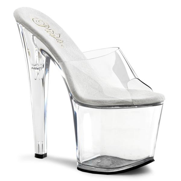 TABOO-701 Pleaser high heels platform slide transparent
