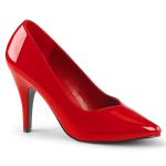 DREAM-420 bequeme Pleaser Pink Label Damen High-Heels Pumps rot Lack
